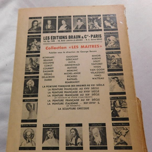 Louis David Collection Des Maitres Art History Book Vintage in French - Picture 2 of 10